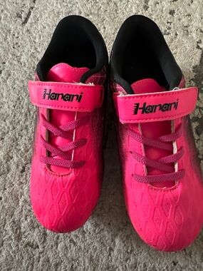 Hanani Kids Hot Pink Velcro Athletic Sneakers